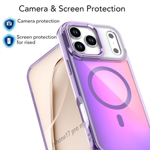 Nuova custodia per telefono con gradiente alla moda Anti-giallo per iPhone 17 16 15 14 <span class=keywords><strong>13</strong></span> 12 11 <span class=keywords><strong>Pro</strong></span> <span class=keywords><strong>Max</strong></span> magnetico senza fili custodia antiurto - Product Image 4