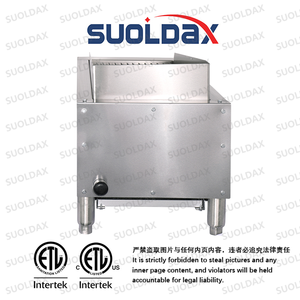 Matériel de cuisson professionnel approuvé - Gril infrarouge au gaz commercial de 14 pouces avec 2 brûleurs - 40000 BTU HWRC-14 HWRC-14, HWRC-14 Radiateur infrarouge au gaz - Product Image 3