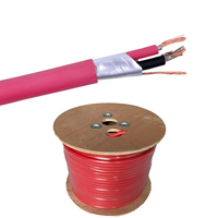 Câble d'alarme incendie industriel à gaine PVC FPL FPLR en cuivre nu solide blindé 2x0.8mm2