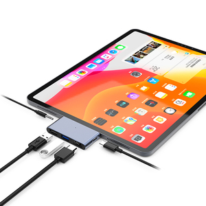 Colorii S8 PRO USB <span class=keywords><strong>C</strong></span> Điện Thoại Docking Station Loại <span class=keywords><strong>C</strong></span> Để USB <span class=keywords><strong>A</strong></span> Đến <span class=keywords><strong>Hdmi</strong></span> 3.5Mm Bộ Chuyển Đổi Âm Thanh USB HUB - Product Image 1