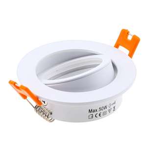 <span class=keywords><strong>GU10</strong></span> MR16 accesorios halógena Led luz del punto adornos proyector de aluminio de vivienda marco - Product Image 3