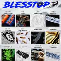 Veste coupe-vent technique à capuche Blesstop, veste streetwear surdimensionnée avec logo vieilli, OEM personnalisé