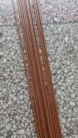 Tige de flèche en carbone pur pour tir à l'arc, diamètre 6,2 mm, longueur 1 m, avec revêtement en bois, précision 0,001" 0,003", pour flèches Sp400/500/600/700, pour tir à l'arc, chasse et entraînement