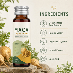 Extracto de Raíz de Maca Orgánica de Alta Calidad Ultimate Plus, Bebida Líquida Oral para el Control de Energía en Adultos, 50 ml, GMP, HACCP, QS, ISO - Product Image 2