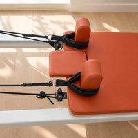 Table de Pilates Cadillac Trapeze en alliage d'aluminium avec barre de poussée et barre de descente pour usage commercial, studio ou domicile
