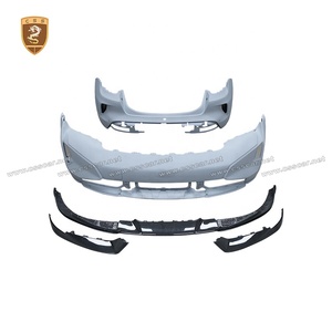 Kit carrosserie complet pour <span class=keywords><strong>Porsche</strong></span> <span class=keywords><strong>Taycan</strong></span> 2019-2023, transformation en nouveau modèle <span class=keywords><strong>Turbo</strong></span> <span class=keywords><strong>S</strong></span> GT, en carbone sec, comprenant : lèvre de pare-chocs avant, pare-chocs arrière avec évents - Product Image 3