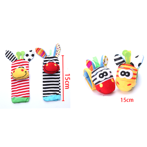 Ensemble <span class=keywords><strong>de</strong></span> hochets musicaux doux pour bébé avec design animal - Jouet couineur pour nouveau-né jusqu'à <span class=keywords><strong>4</strong></span> ans - <span class=keywords><strong>Cadeau</strong></span> - Product Image 2