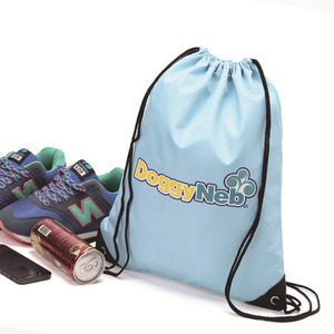 Unisex Portable 210DNylon Sports Backpack Waterproof <strong>Drawstring</strong> Thickened Custom Logo Storage for Running Featuring Polyester - Product Image 3
