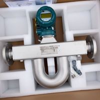 Débitmètre massique Coriolis à bride en U ROTAMASS DN15-50, transmetteur de débit massique haute précision pour eau/gaz/huile