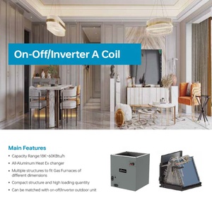 เครื่องปรับอากาศแบบแยกส่วนกลาง R32 18000 24000 30000 36000 BTU พร้อมฮีทปั๊ม 18 SEER2 ชุดจ่ายลมแบบหลายทิศทาง 230V แบบเติมน้ำยาพร้อมใช้งาน 3 ตัว - Product Image 3