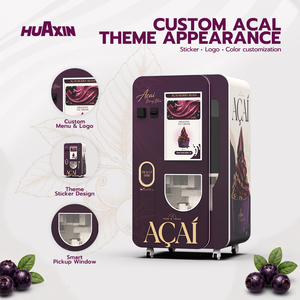 Distributeur automatique de desserts glacés à l'açaï avec écran tactile de paiement et distribution automatique de gobelets - Product Image 3