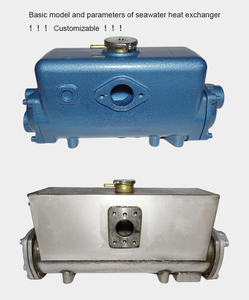 Vente en gros d'échangeur de chaleur marin échangeur de chaleur à tube de cuivre pour moteur diesel marin vente directe d'usine - Product Image 3