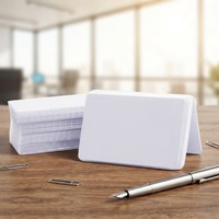 Cartes de membre et cartes professionnelles NFC CR80 en PVC imperméable personnalisables pour usage hôtelier - Carte plastique blanche vierge imprimée en offset