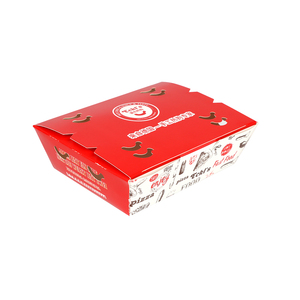 Boîte en papier biodégradable à double paroi, couleur unie, résistante à la graisse, économique, pour sushi, burgers, pizzas à emporter - Product Image 1