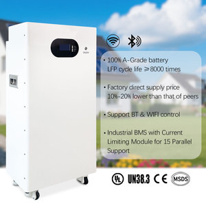 ชุดแบตเตอรี่พลังงานแสงอาทิตย์ LiFePO4 ขนาด 10KW สำหรับใช้ในบ้าน แบบแยกส่วน พร้อมระบบสื่อสาร CAN แบบเคลื่อนย้ายได้ - Product Image 2