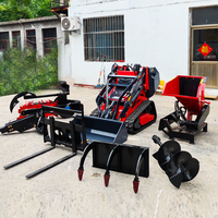 Sea Hawk Crawler Kompaktlader Mini-Dumper 260kg Nennlast 0,08m³ Schaufel Parker-Pumpe 13,5PS Hocheffizienter Motorlager