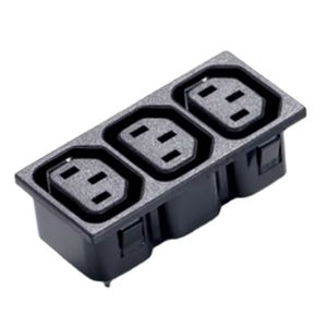 เต้ารับไฟฟ้า AC สีดำ 9 ขา IEC C13 แบบสามขาตัวเมีย สำหรับติดตั้งบนแผง 3 ขา 250V 10A พร้อมระบบทดสอบตัวเองและสายดินมาตรฐาน - Product Image 5