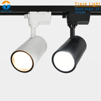 Projecteur de Piste COB LED Linéaire, Spots Fixes Apparents, Projecteurs de Piste 12W 20W 30W 40W pour Éclairage de Détail