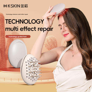 Masajeador para el Cuidado del Cuero Cabelludo con Luz Roja, EMS, Microcorriente, Rodillo de Acero Inoxidable a Pilas para el Crecimiento del Cabello y Nutrición de la Raíz KSKIN - Product Image 2