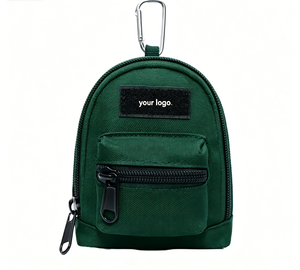 Porte-clés tactique, mini pochette en nylon imperméable pour porte-monnaie EDC, sac de ceinture utilitaire avec mousqueton - Product Image 4