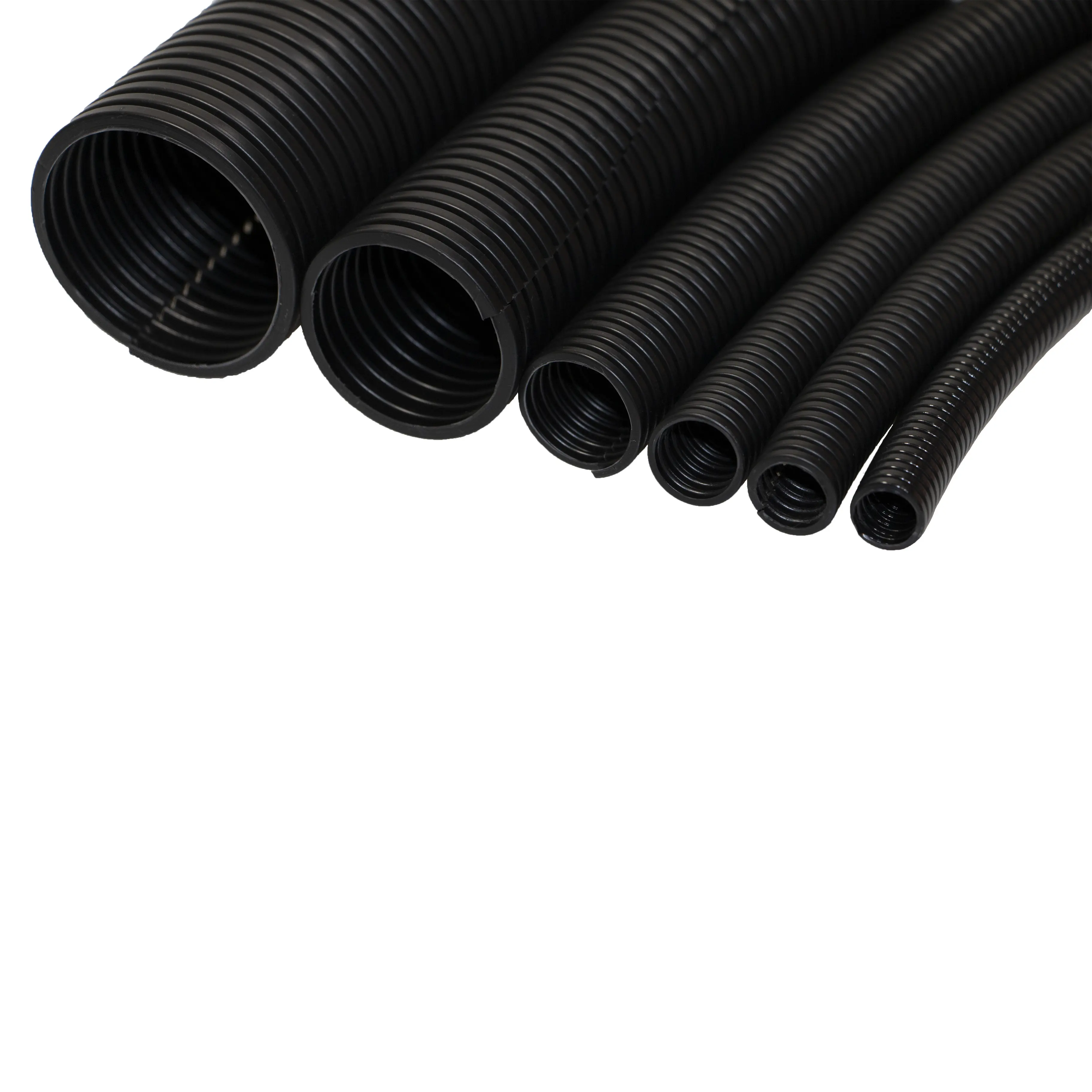 16mm 20mm 25mm Plastique PVC PE PP PA Électrique flexible câble conduit ondulé conduit tuyau