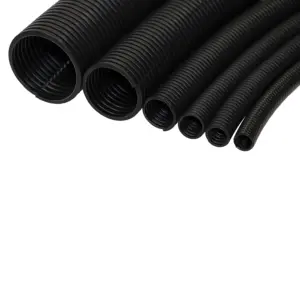 16mm 20mm 25mm Plastic PVC PE PP PA Electric flexible cable duct corrugaged conduit pipe