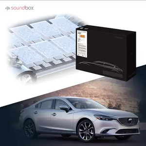 Sounboxカー防音クローズドセルフォーム & 断熱マットPEフォームサウンドデッドナー素材 & カーシャーシ用ヒートバリア/