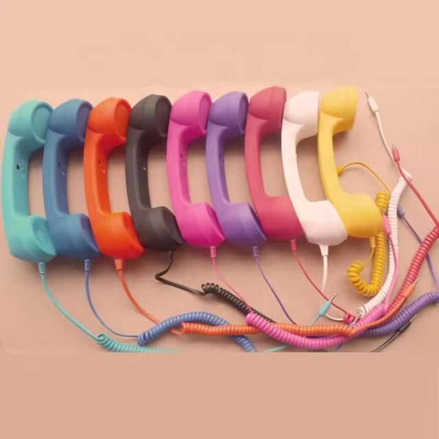 Antiradiative Retro Mobile Phone Handset for All Telephone Handset Receiver Devices apple iphone Receivers Custom Private Labels