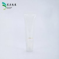 Tube cosmétique vide translucide en PE de 19 mm, surface brillante, impression de logo personnalisée pour crème pour les yeux, fard à paupières, rouge à lèvres, sérum