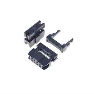 2,0mm 8 Pin doble fila IDC Socket 0.079 hembra 2x4 P 8 posiciones Rectangular conector receptáculo Cable de cinta 28 AWG