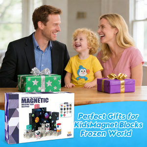 100 pièces de blocs de construction en plastique magnétiques créatifs à faire soi-même |   <span class=keywords><strong>Jouet</strong></span> éducatif pour enfants de 2 à 14 <span class=keywords><strong>ans</strong></span> - Product Image 6