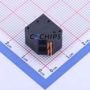 KFM736L-5.0-2P Spring Terminal Block Through hole Component (THT),P=5mm Connector 1x2P 5mm Black 2P - Product Image 2