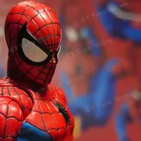 Ct Toys Mafex 185 Kostum Klasik Anime Model Mainan PVC Action Figure Ver Morales 2099 Figurine Hadiah