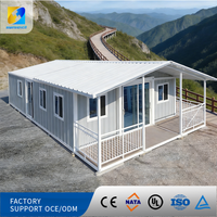 Maison conteneur extensible personnalisée de 40 pieds avec 3 chambres, 1 salle de bain, cuisine, villa préfabriquée de luxe, maison modulaire, atelier