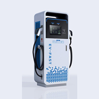 YLC 2025 DC + AC EV chargeur chargeur de voiture de véhicule électrique 32 pouces écran tactile Ev Station de charge avec terminal pos carte de crédit