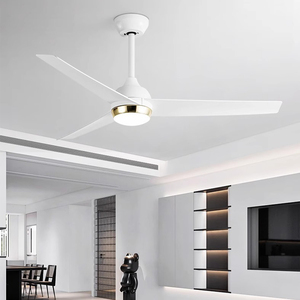 Quạt Trần 52 inch với ánh sáng và từ xa quạt trần điện với ba tốc độ gió và động cơ đồng im lặng ba lưỡi ABS - Product Image 5