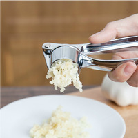 Roestvrijstalen Knoflookstamper Mincer Rocker Pressed Press Crushing Tool Keuken Handheld Extruder Accessoires voor keukengadget