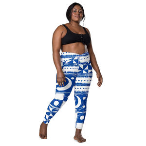 Leggings Crossover Abebe con tasche - Product Image 4