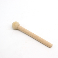 YUESHEN Accessoires pour panneaux perforés en bois massif naturel, bâtonnets ronds en bois style allumette avec boules pour organisateur mural, vente en gros