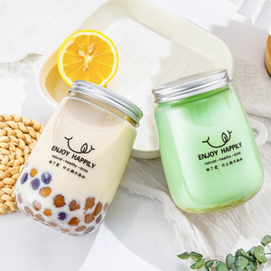 Botellas de Plástico PET Desechables Cilíndricas para Café, Jugo, Leche, Té - Vasos para Bebidas con Serigrafía - Product Image 3