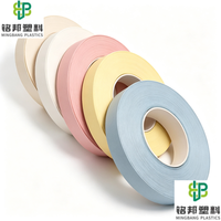 Bande de chant en PVC massif Mingbang résistante à l'usure et anti-jaunissement pour accessoires de mobilier d'hôtel et d'appartement
