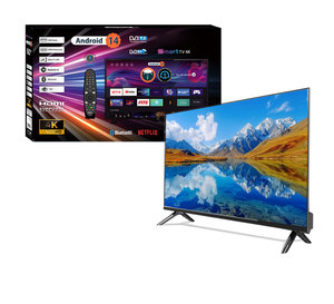 ทีวีแอนดรอยด์จอใหญ่ 4K สมาร์ท LED HD สำหรับโรงแรม ขนาด 85 นิ้ว OEM เพื่อประสบการณ์การรับชมที่สมจริง สมาร์ททีวี 55 นิ้ว ทีวี 4K - Product Image 1