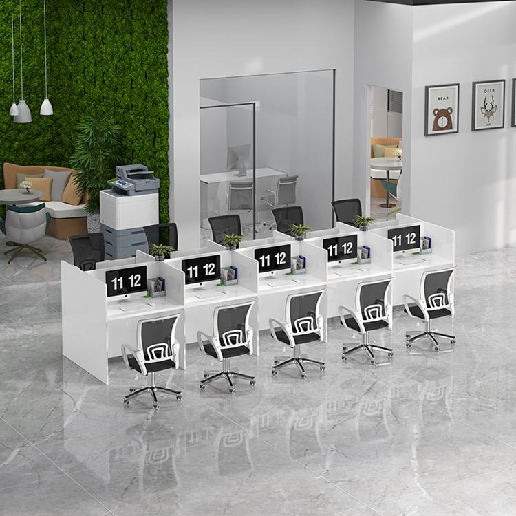 Office Workstations - Modern Style Open Call Center Tables