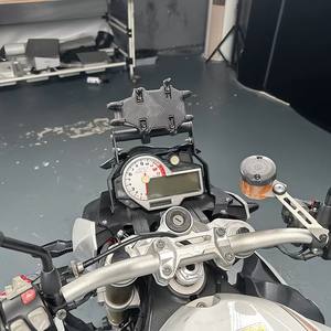 Support de téléphone GPS de navigation pour moto en acier inoxydable, tige d'extension noire pour BMW S1000R 2014-2019 - Product Image 2