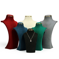 Support de présentation de collier WYP, buste à bijoux pour magasin de bijoux de luxe, présentoir de comptoir, bustes à colliers, présentoir de bijoux, mannequin