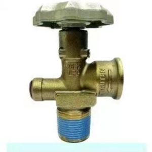 Válvula Angular de 1/2 Pulgada NPT para Gas, Instalación con Tornillo para Cilindros - Product Image 2