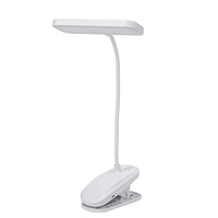 Lampe de bureau LED à clipser, protection des yeux, protection de la vision des enfants, rechargeable, commande tactile, CRI élevé 80-89, moderne et minimaliste