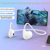 Écouteurs Sans Fil Ouverts VV4 Bluetooth à Conduction Aérienne, Casque Audio sans Fil avec Commande Tactile BT 5.0 Air Pro