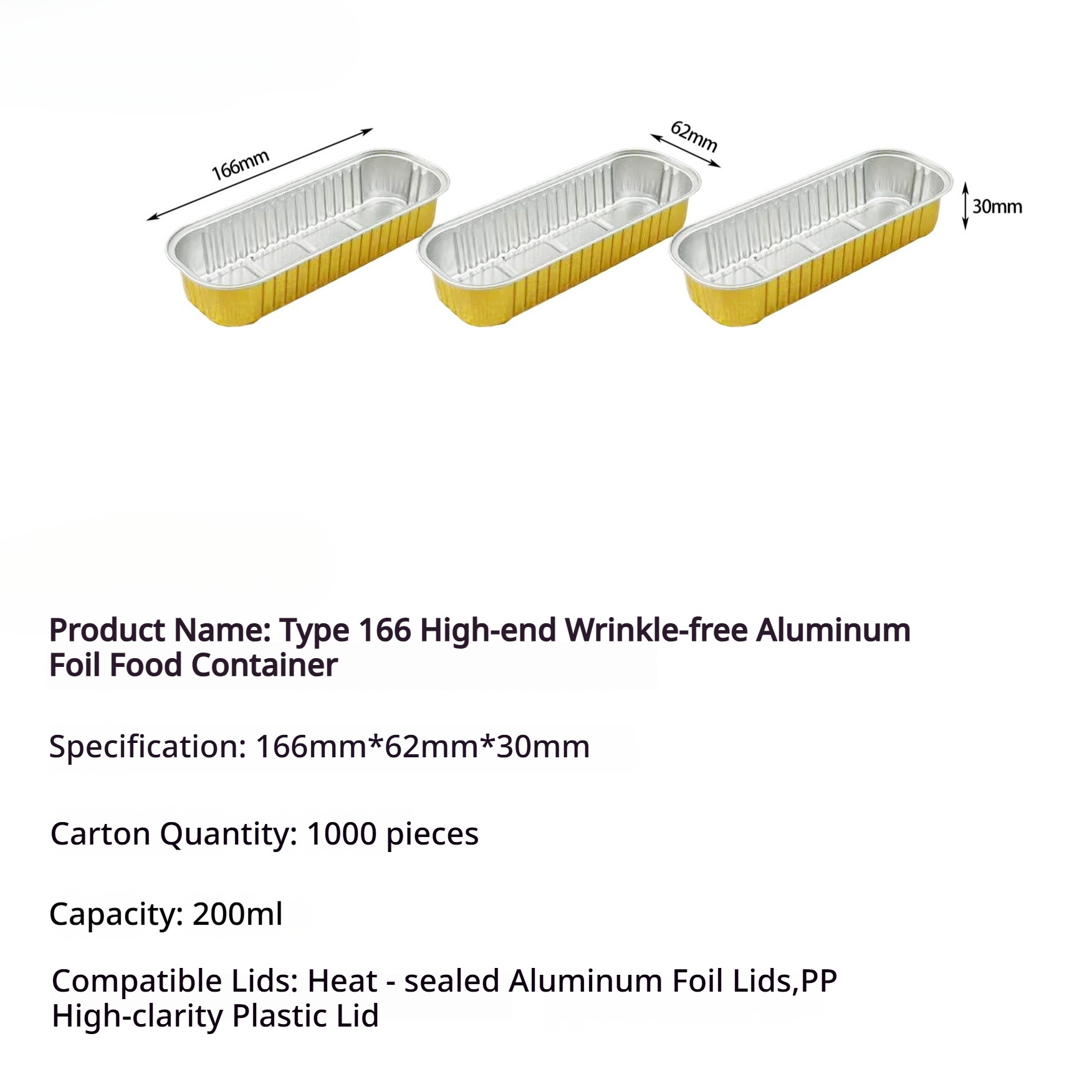 166 Tipo (scatola di durian) -200ML 1 pz senza tazza
