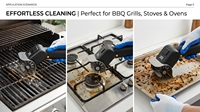 Brosse de nettoyage rotative électrique sans fil professionnelle pour barbecue, grattoir en acier inoxydable à rotation rapide, rechargeable par USB
